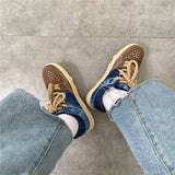 Denim Fabric Skate Shoes