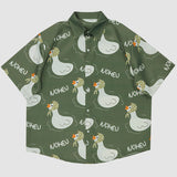 Duck Pattern Printed Shirts