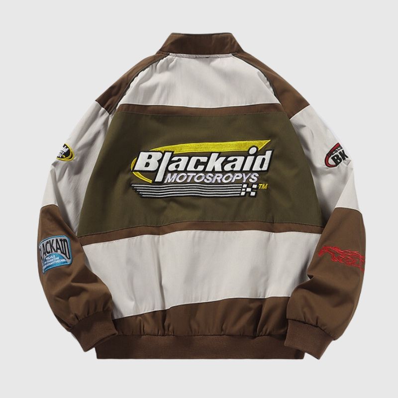 Full Embroidered Vintage Racing Jacket