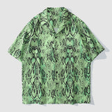 Snake Pattern Printed Shirts