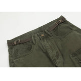 Three-Dimensional Patch Pocket Cargo Pants