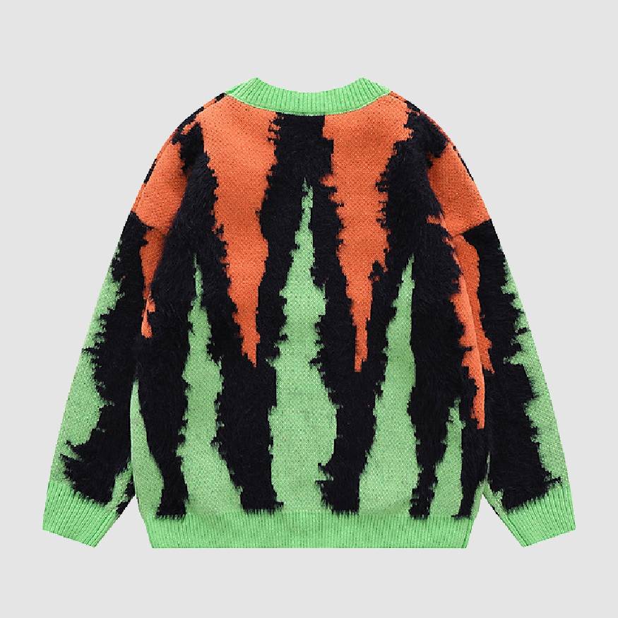 Tiger Stripes Knit Sweater