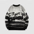 Landscape Print Sweater