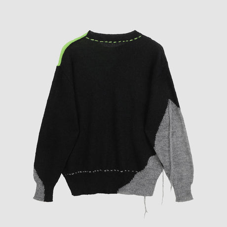 Hole Splicing Design Sweater