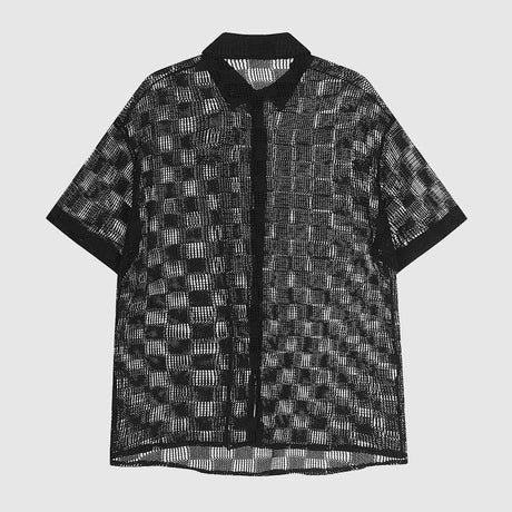 Modern Hollow Patterned Shirt