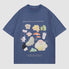 Cartoon Animal Pattern Printed Tee