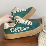 Cute letter Patch  Skate Shoes