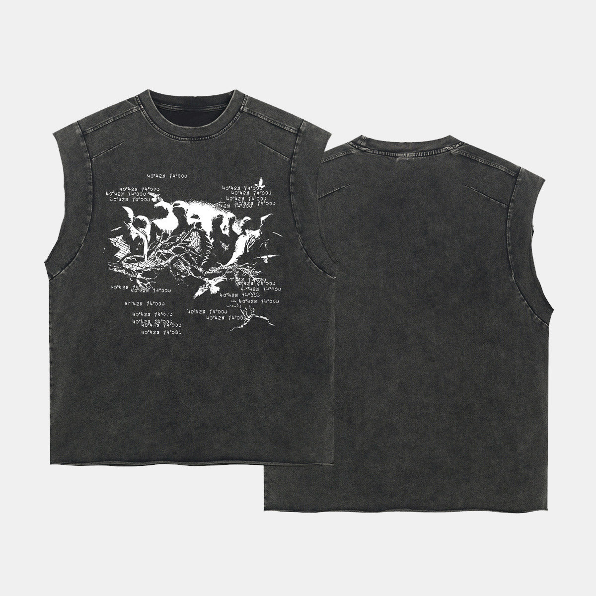 Wax-Dye Print Tank Top