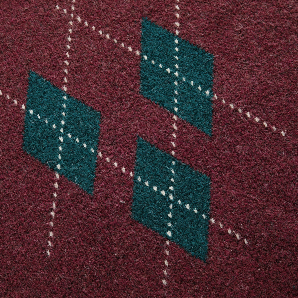 Vintage Diamond Colorblock Crewneck Sweater