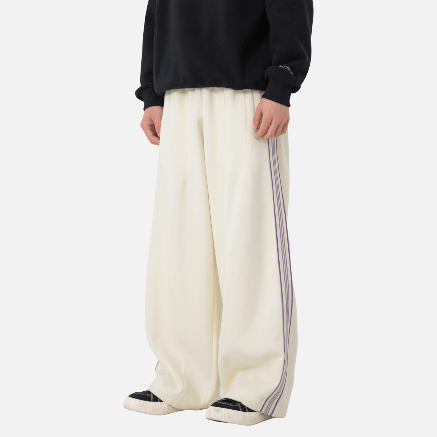 Colorblock Stripe Casual Pants