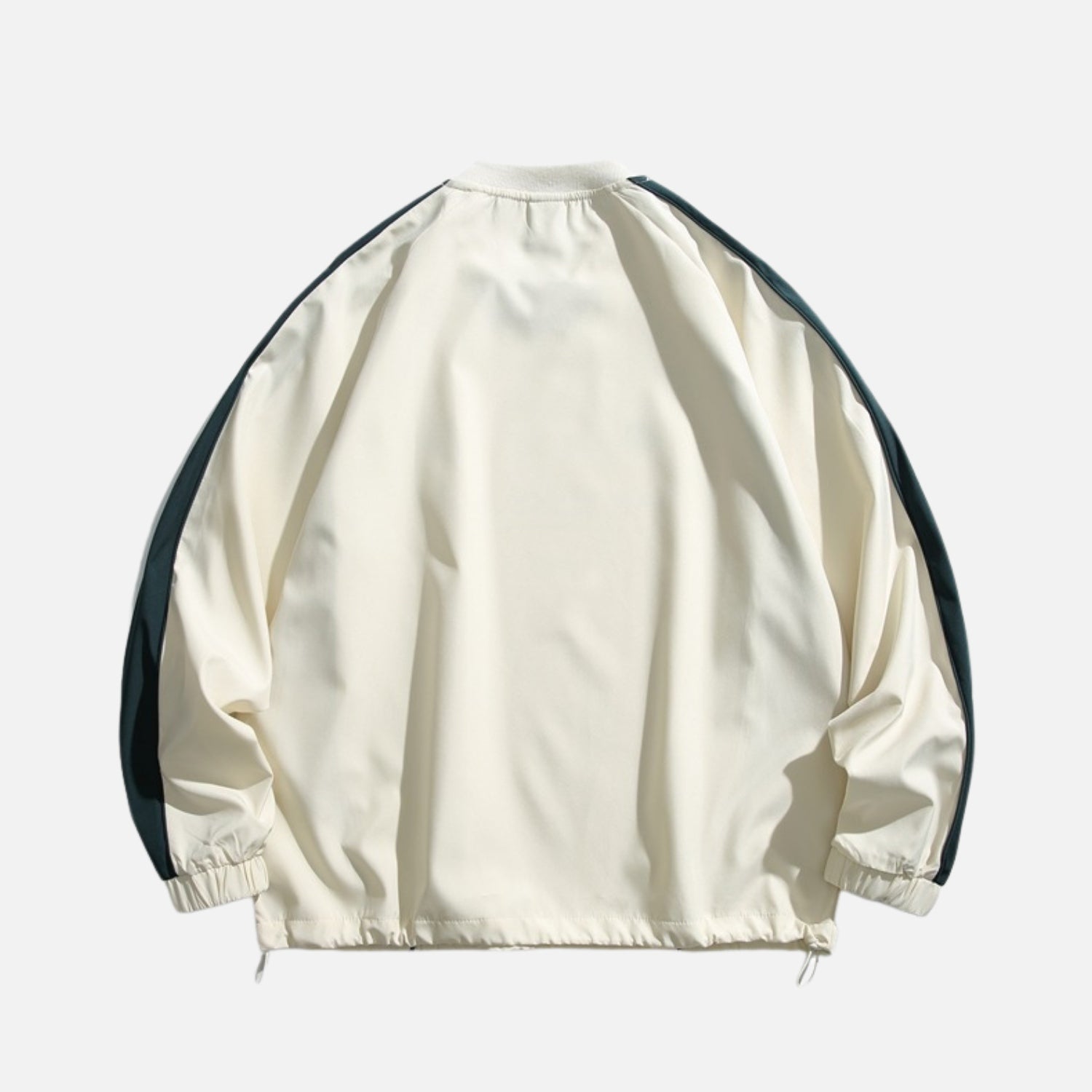 Japanese Colorblock Baseball Sweatshirt