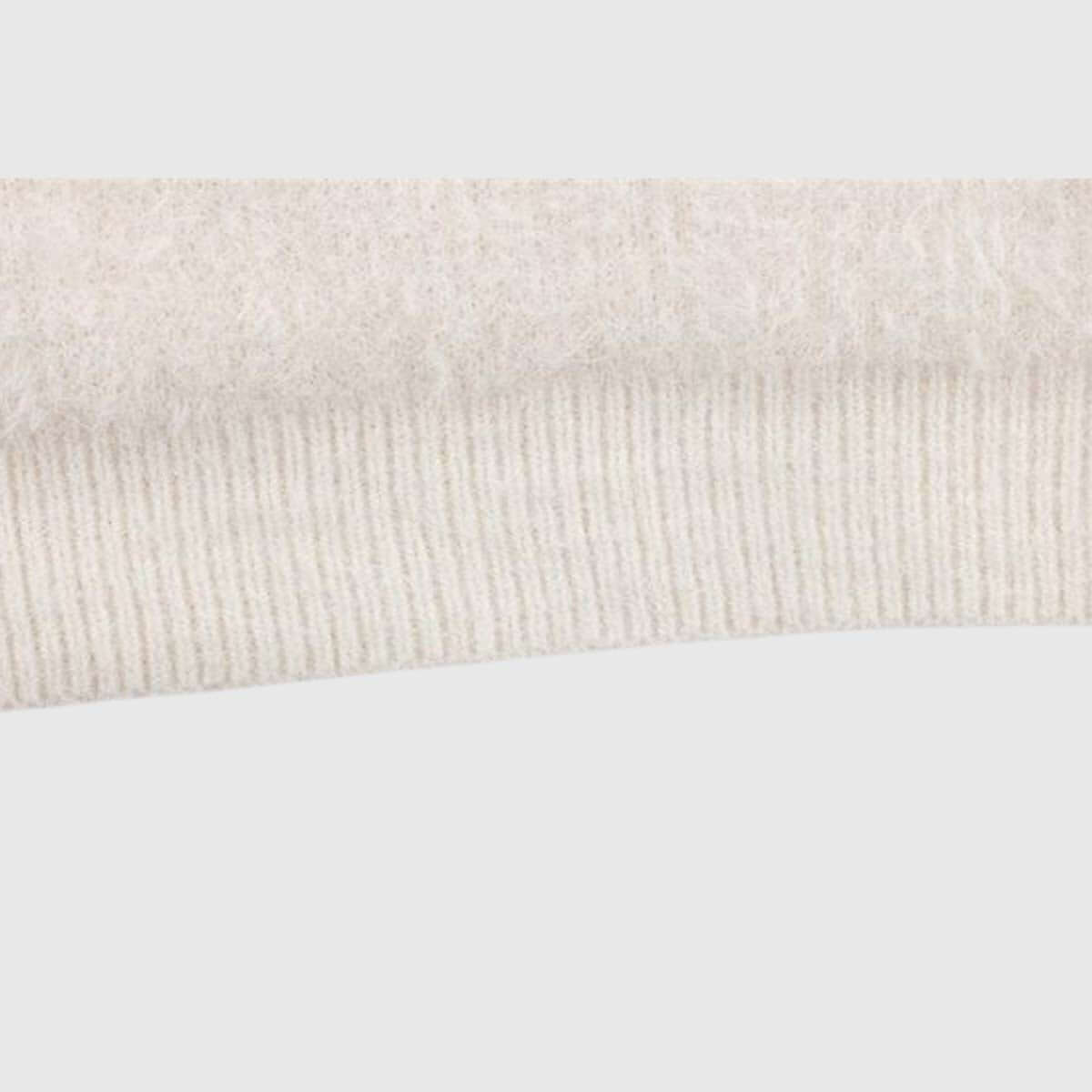 Suéter con diseño de gato peludo