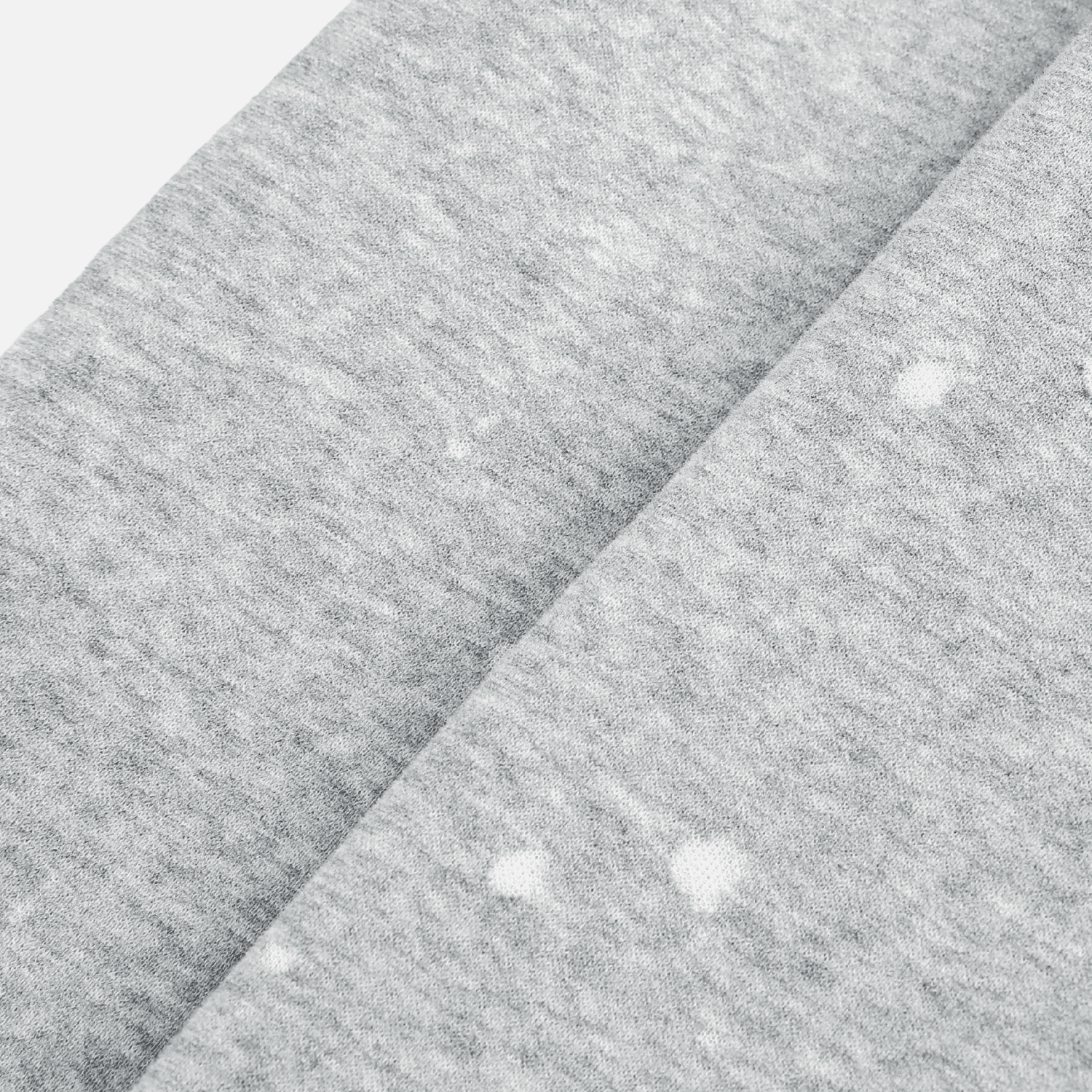 Burnout-Sweatshirt mit halbem Reißverschluss und Stehkragen