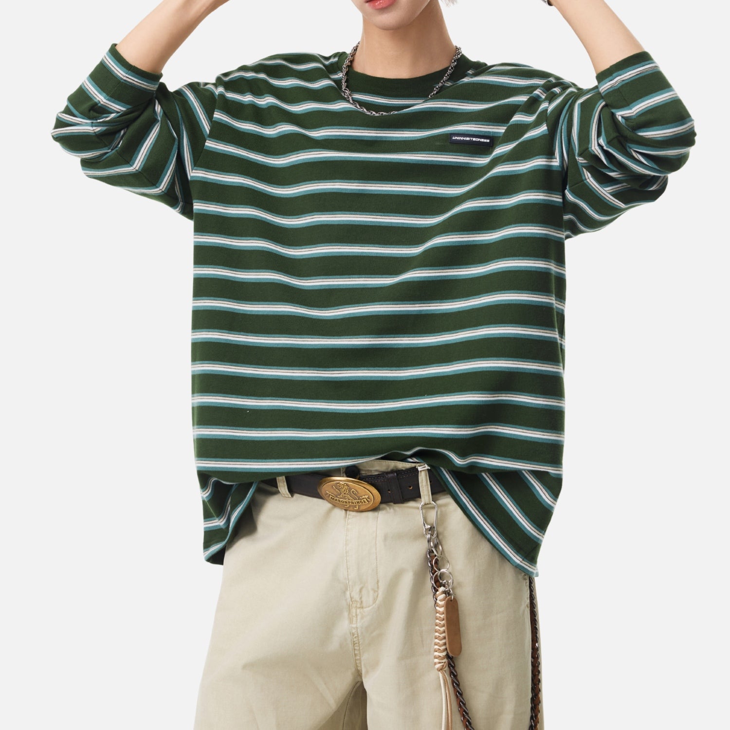 Vintage Striped Long Sleeve Tee