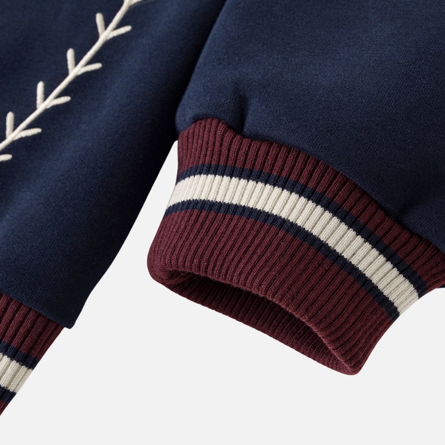 Heavyweight Vintage Contrast Embroidered Hoodie