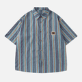 Summer Vintage Striped Shirt