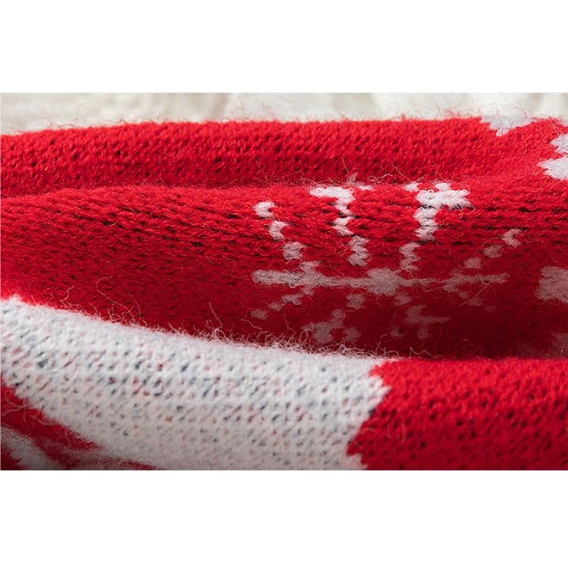 Cute Santa Embroidered Pullover