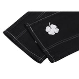 Four Leaf Clover Embroidered Jeans