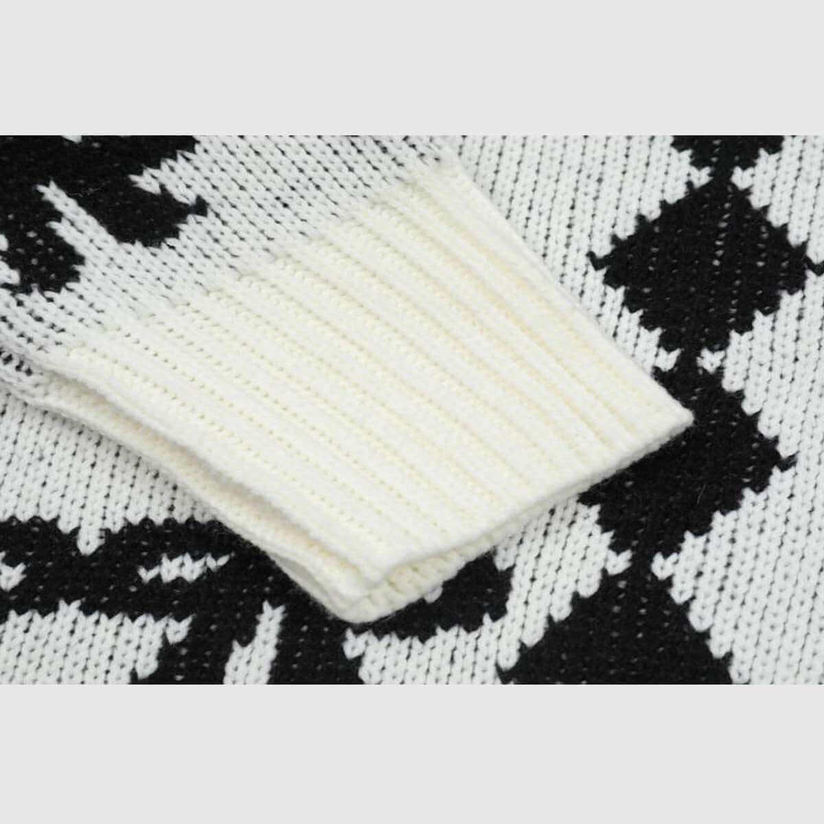 Cárdigan de punto navideño con capucha