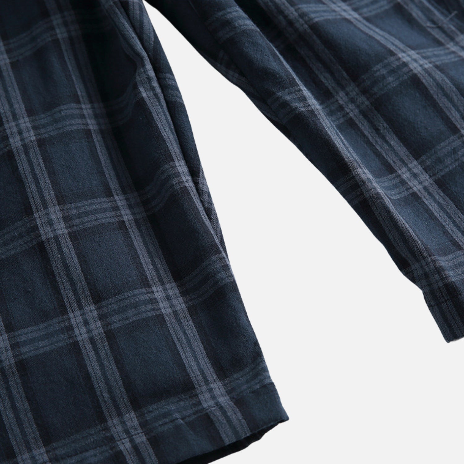 Deconstructed Plaid Cargo Shorts