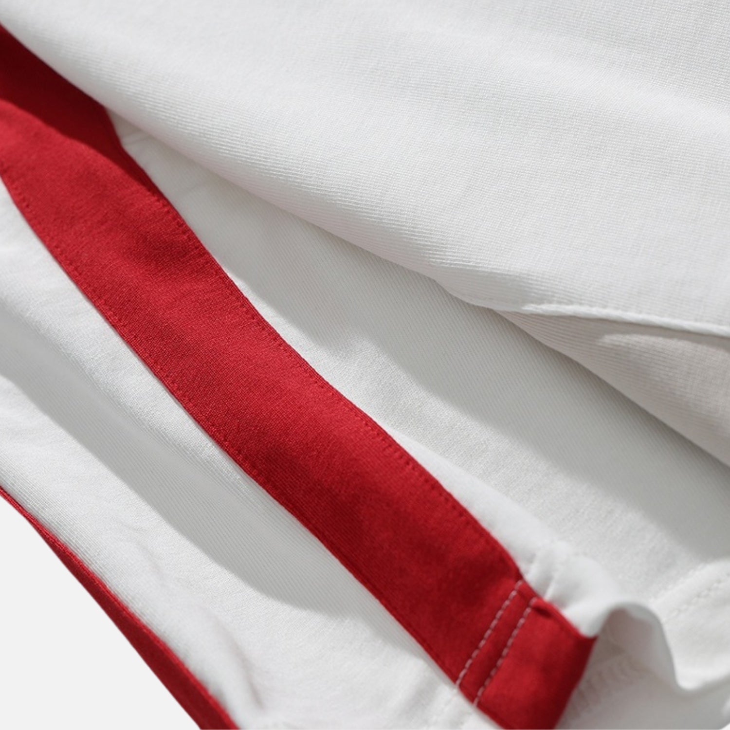 Colorblock "Baseball" Cotton Tee