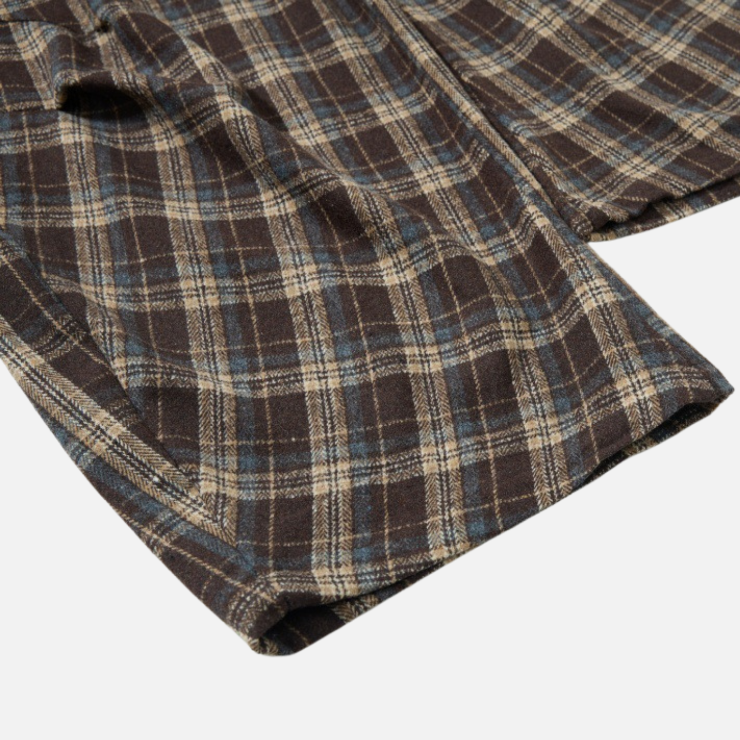 Vintage Plaid Cargo Baggy Pants