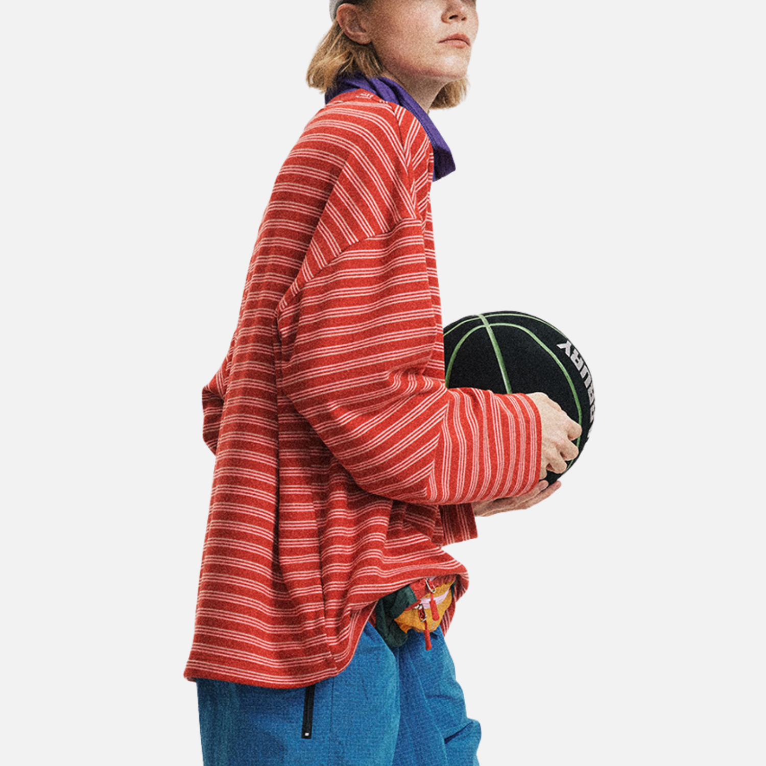 Striped Crewneck Long Sleeve Tee