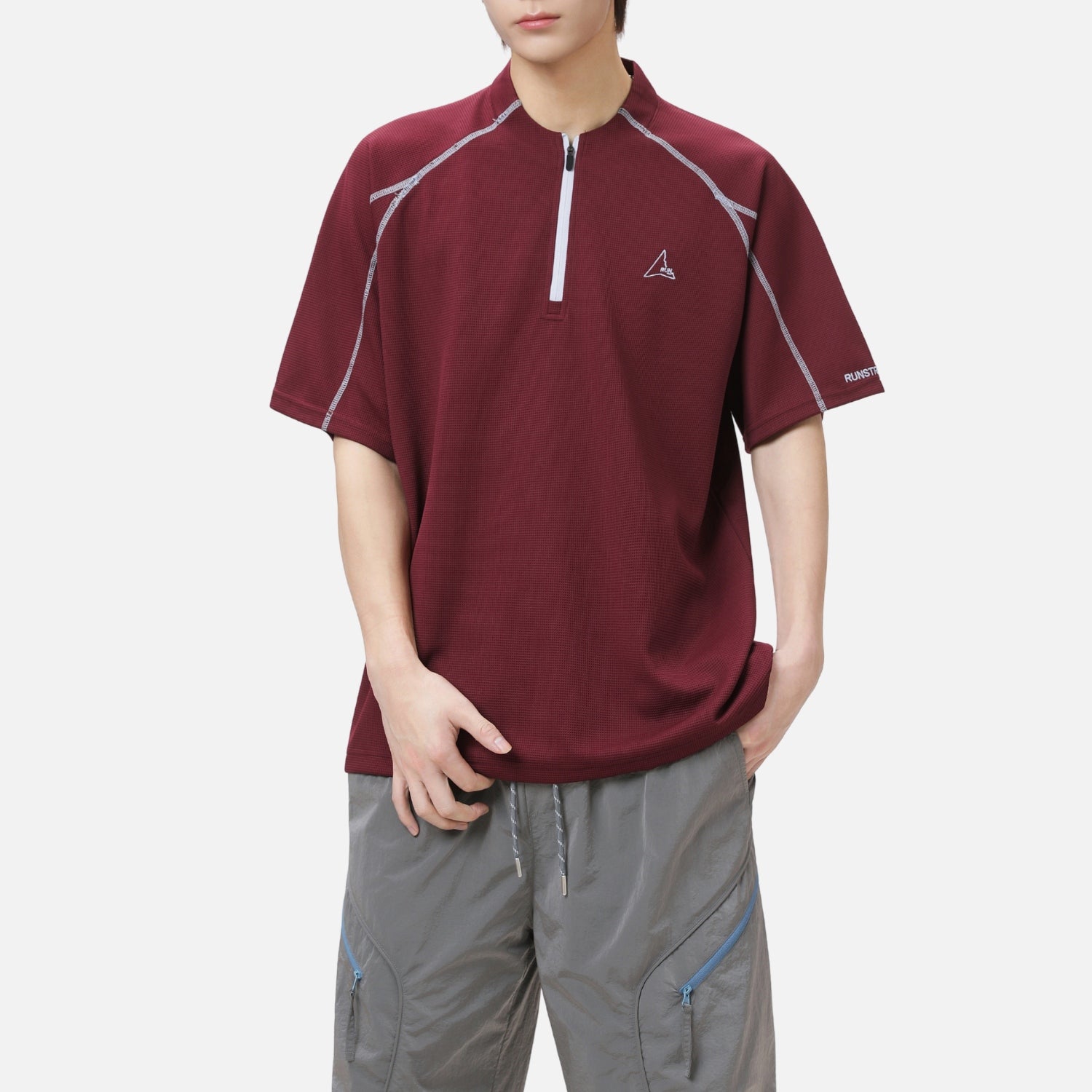 Cooling Quick-Dry Half-Zip Tee