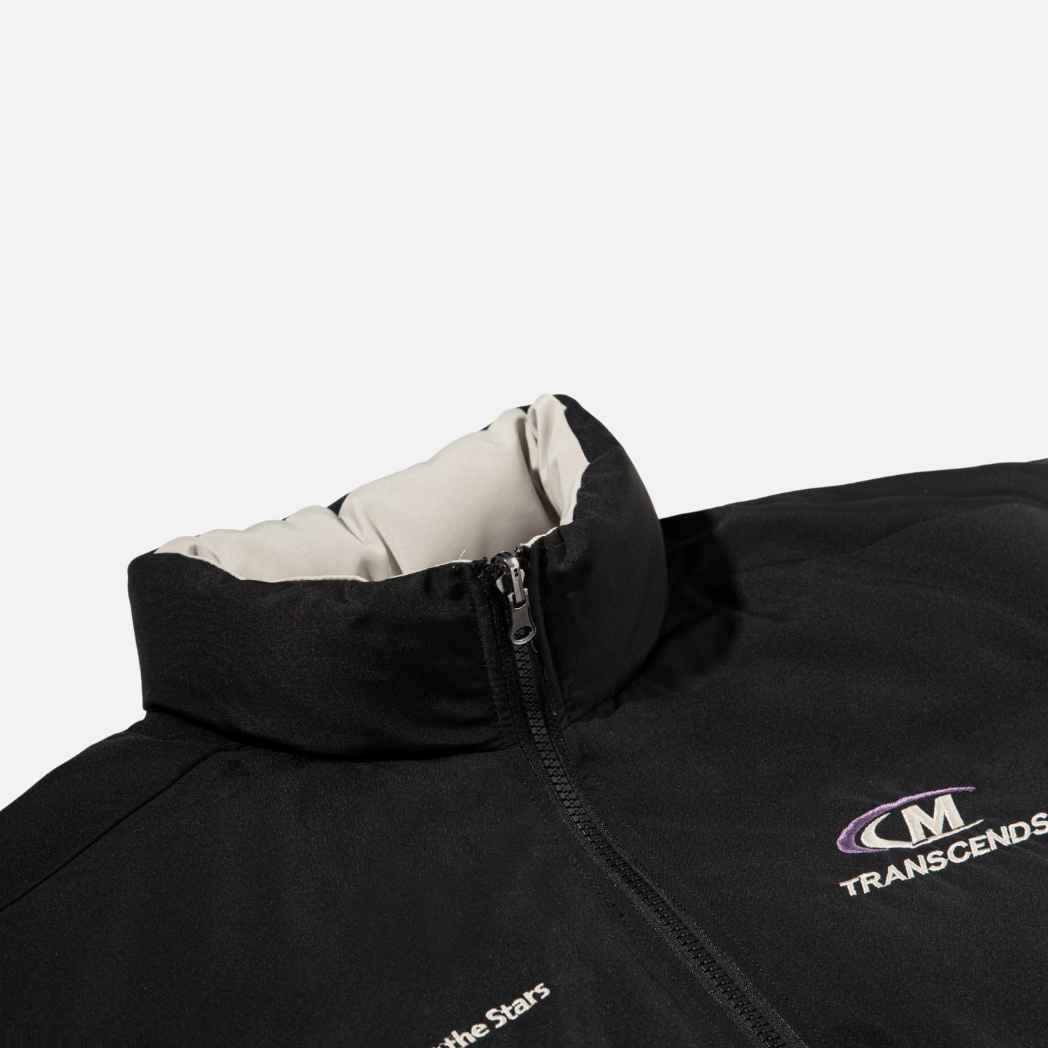 Chaqueta acolchada reversible de dos tonos