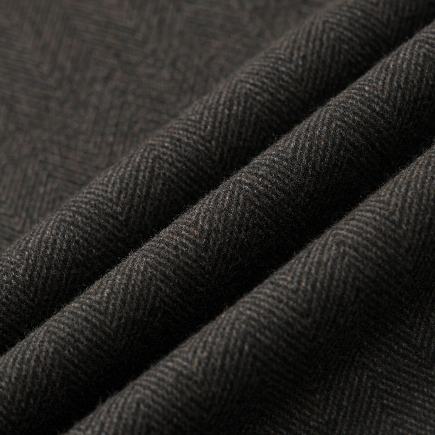 Faux Wool Textured Straight-Leg Pants