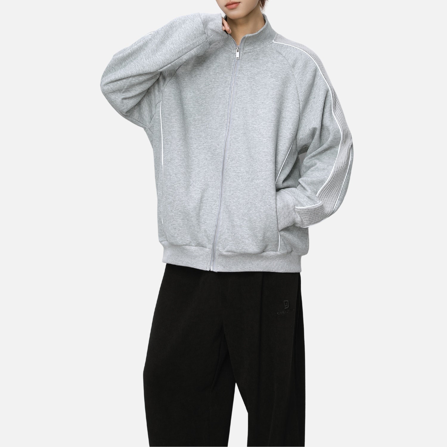 Heavyweight Raglan Zip-Up Jacket