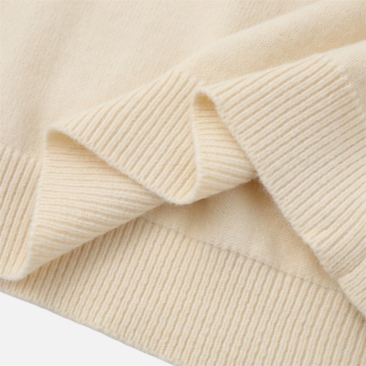 Dog Embroidery Colorblock Sweater