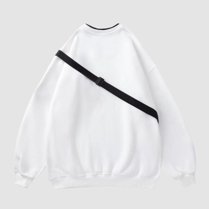 Fleece-Hoodie + Teddybär-Tasche