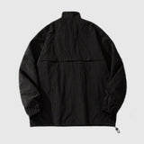 Waterproof Textured Half-Zip Tactical Coat
