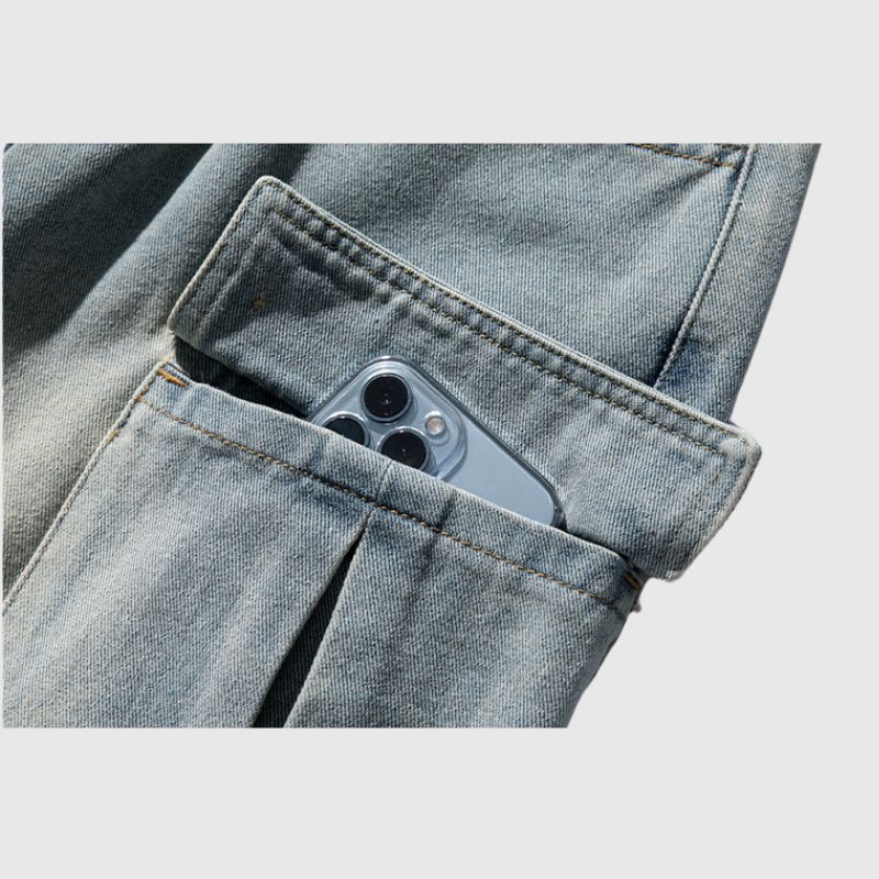 Multi-Pocket Cargo Jean