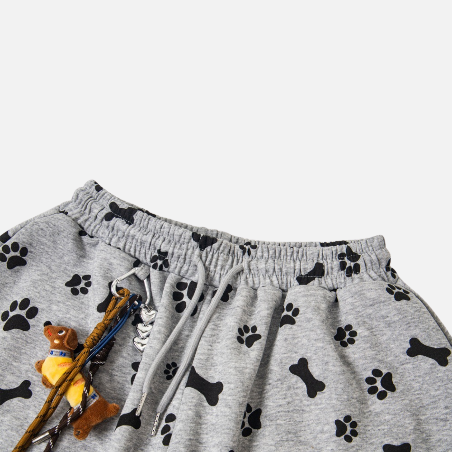 Allover Dog Print Baggy Pants