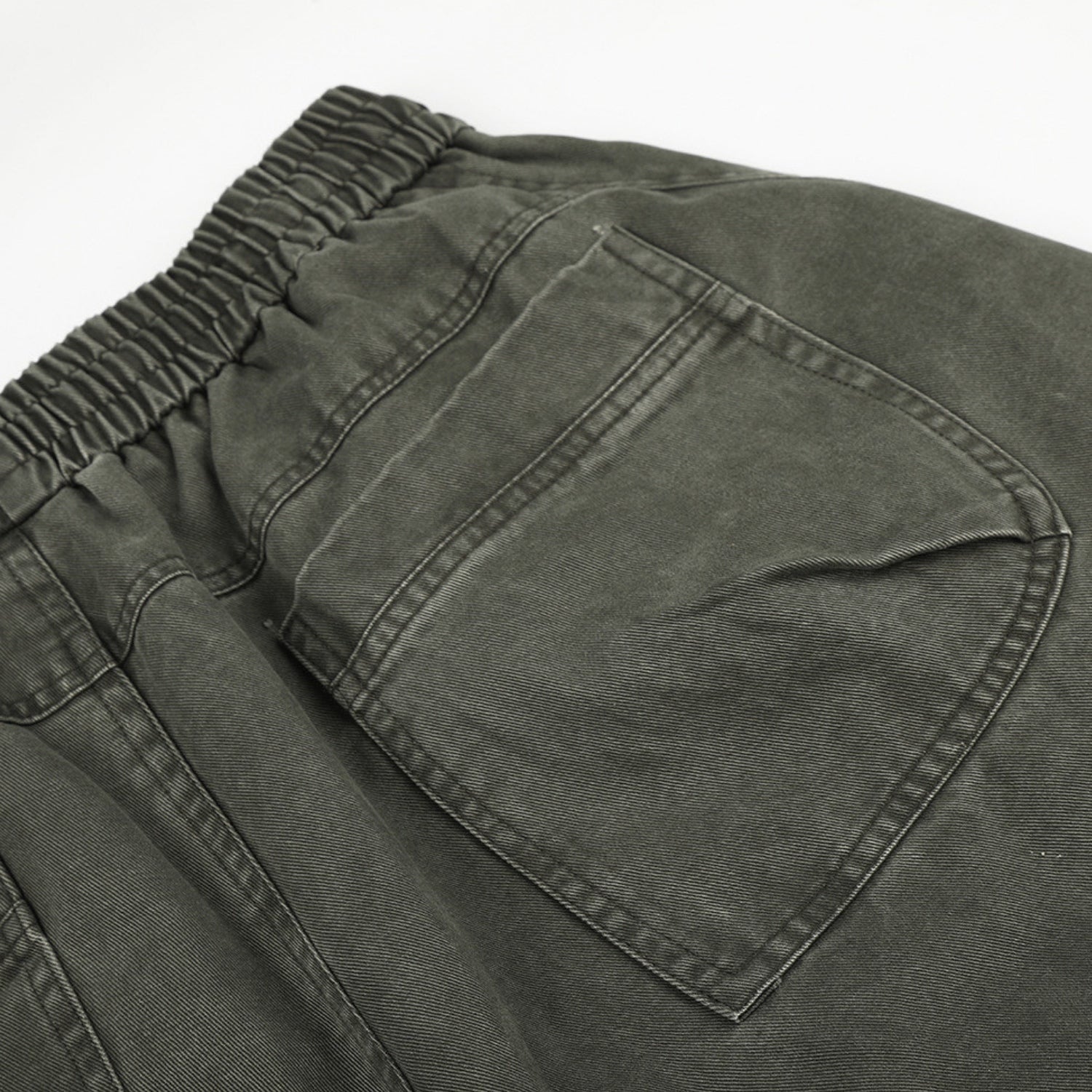 Punk-Inspired Washed Cotton Baggy Pants