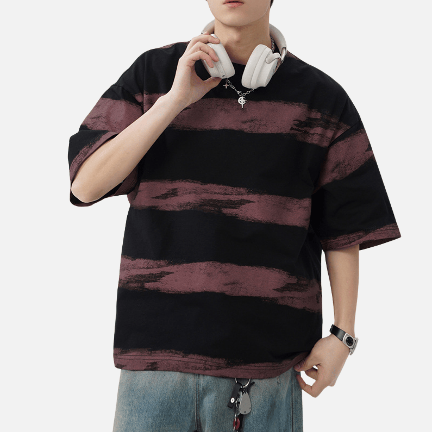 Tie-Dye Stripe T-Shirt