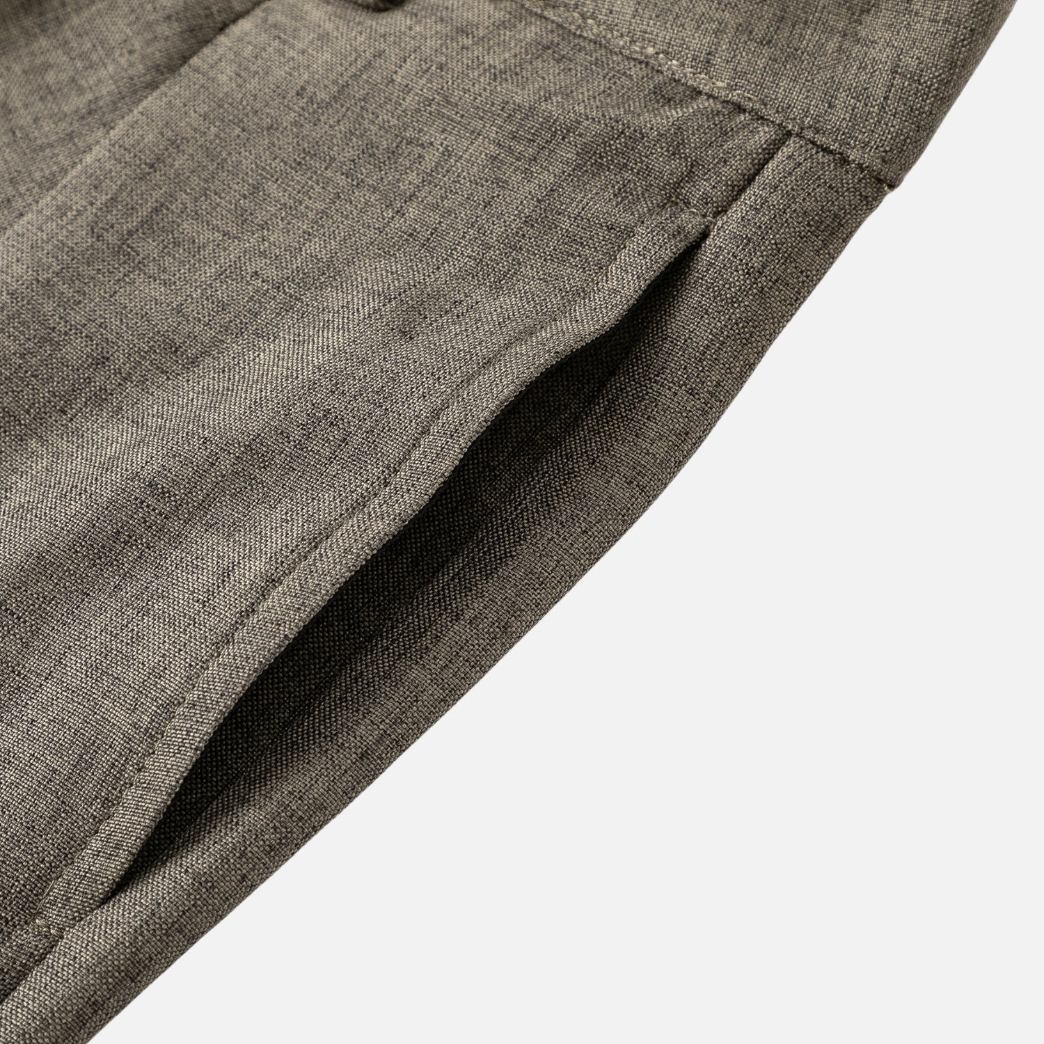 Elegant Pleated Texture Trousers