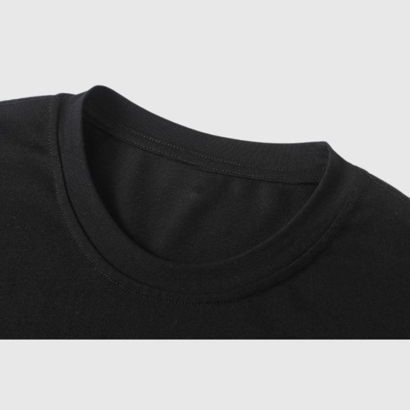 Baumwoll-T-Shirt mit vierzackigem Stern