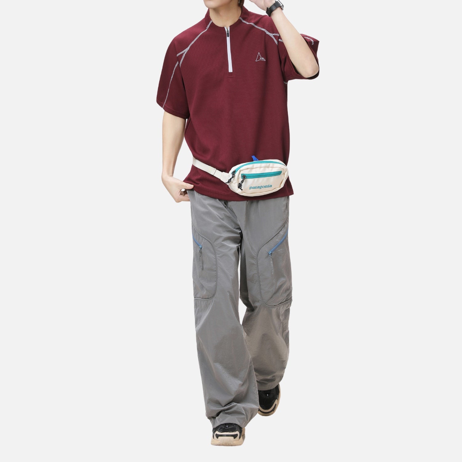 Cooling Quick-Dry Half-Zip Tee