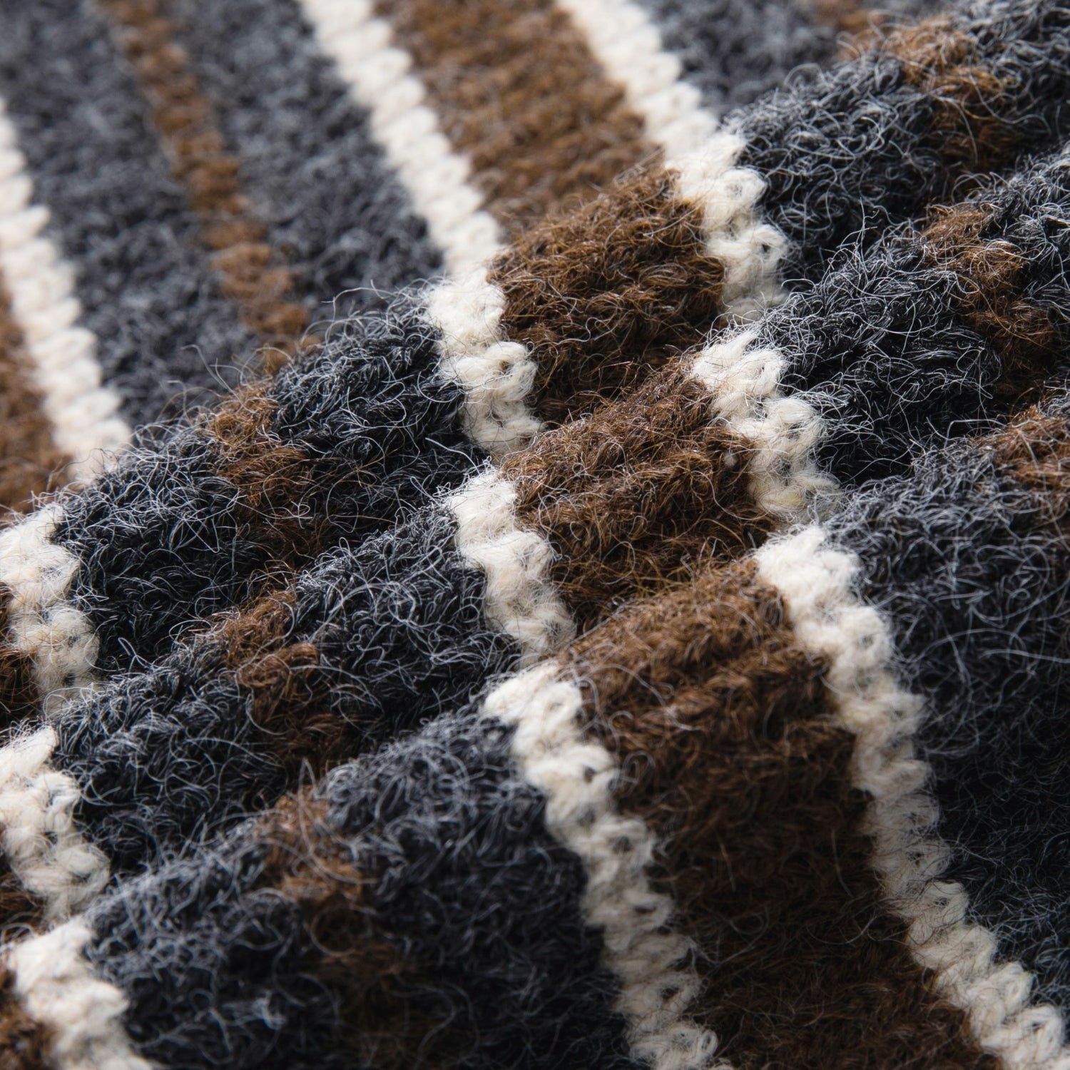 Japanese Vintage Colorblock Striped Sweater