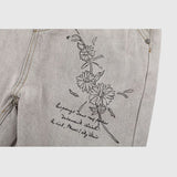 Artistic Printed Design Jeans