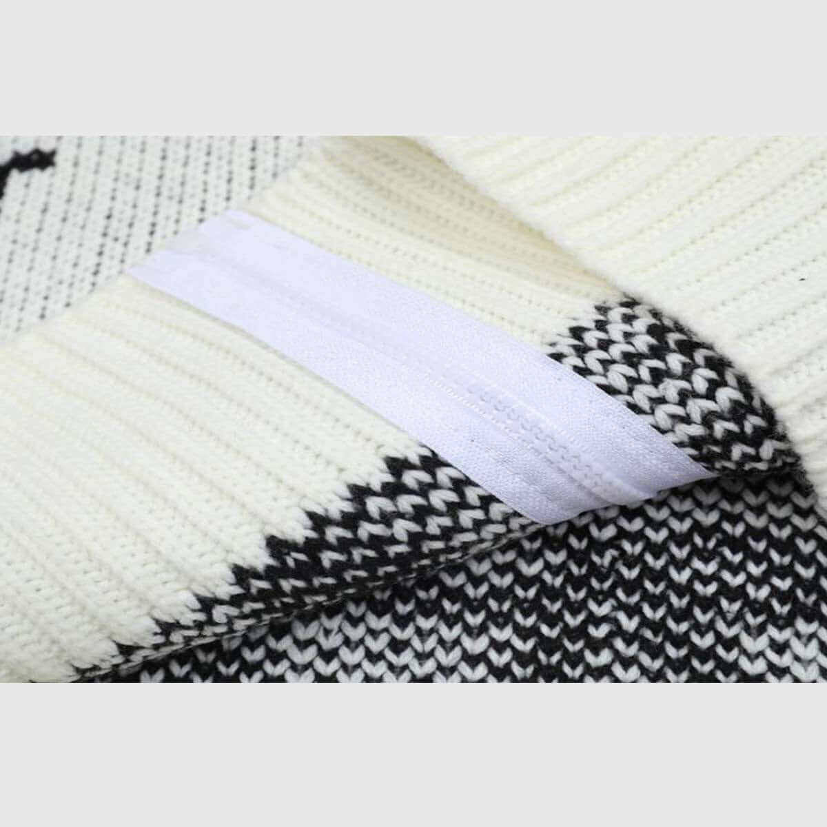 Cárdigan de punto navideño con capucha