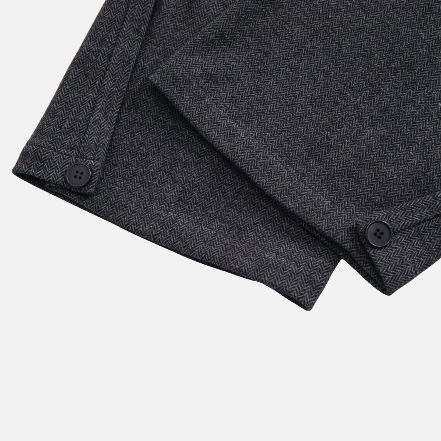 Vintage Old-Money Wool-Texture Trousers