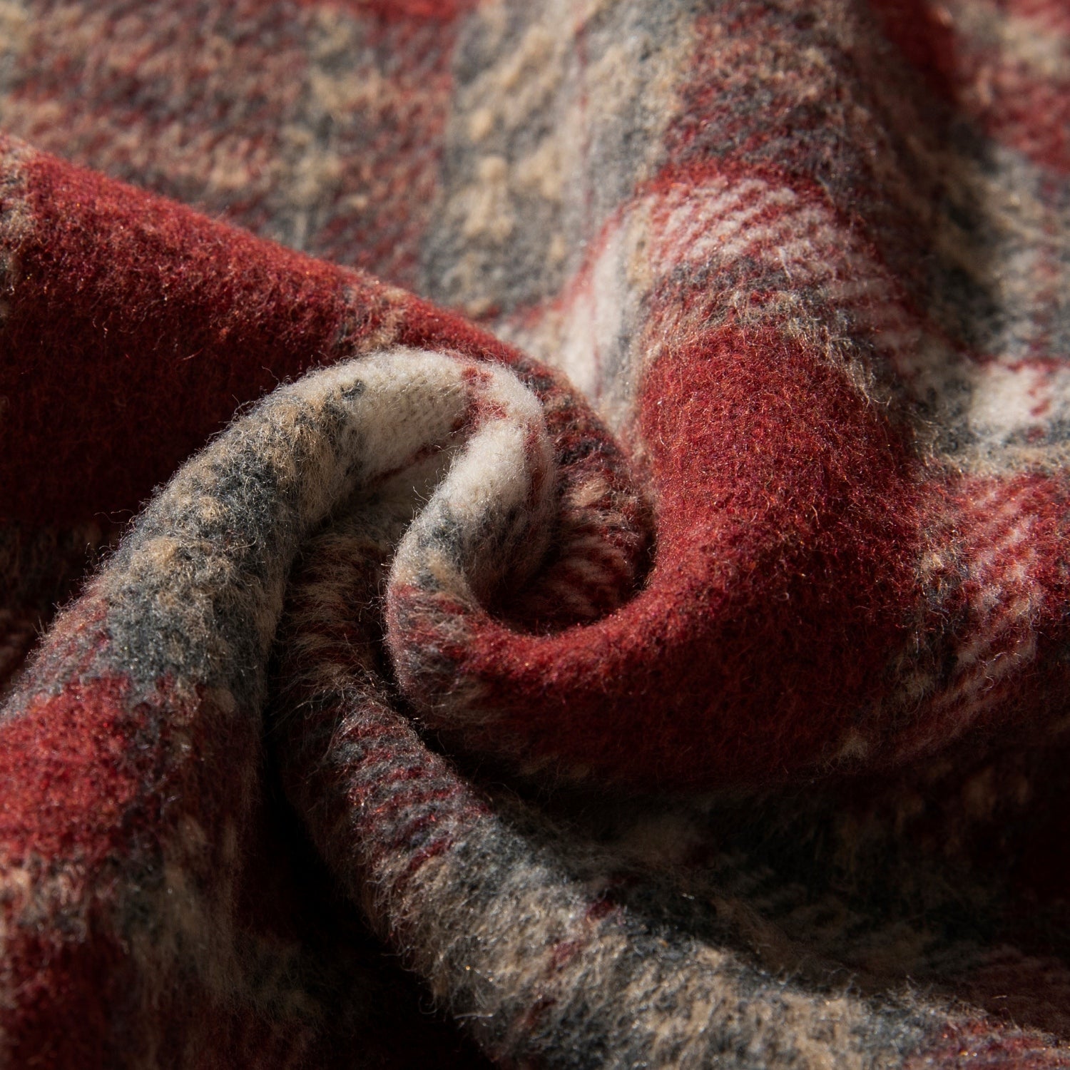 Vintage Plaid Long-Sleeve Shirt