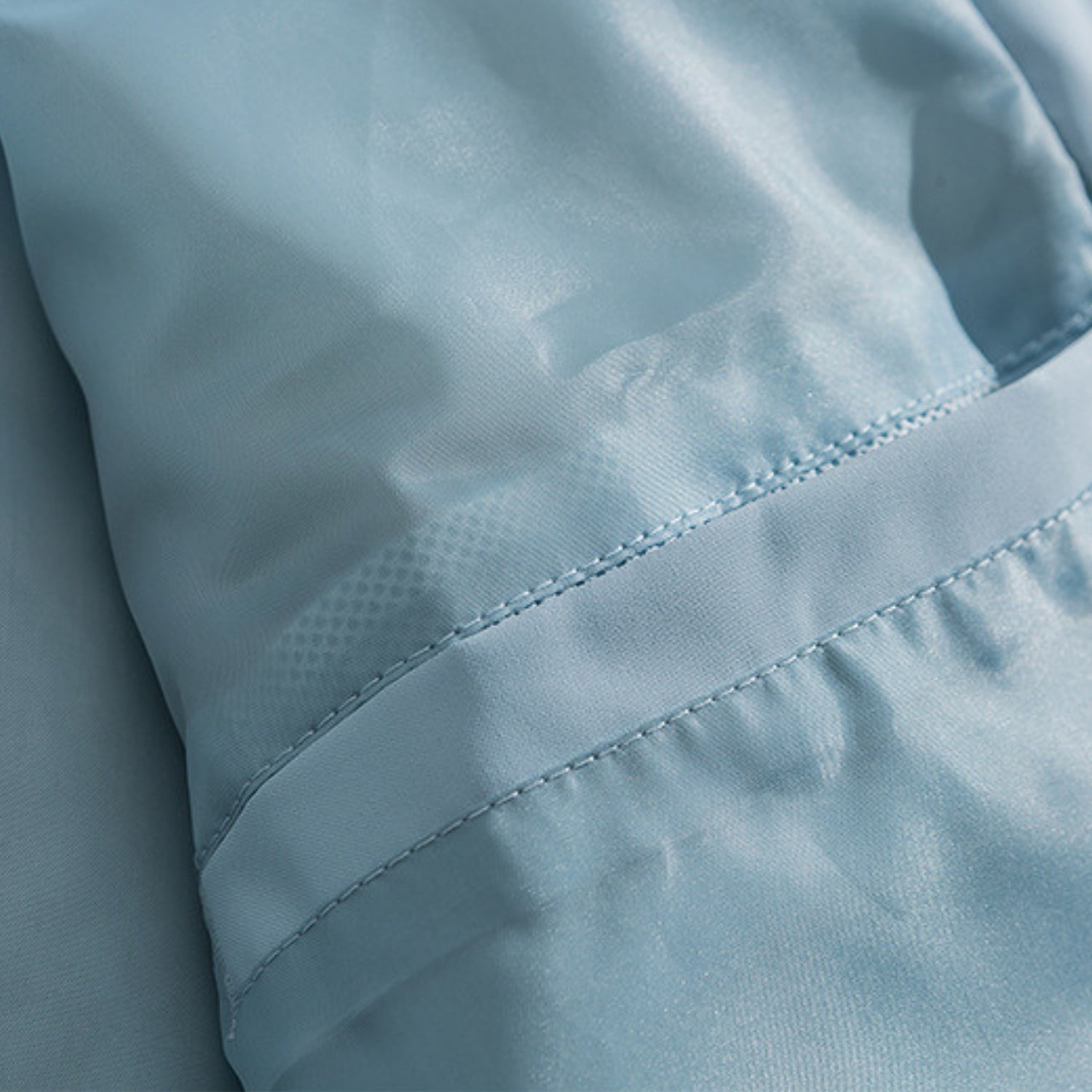 Striped Sleeve Puffer Jacket