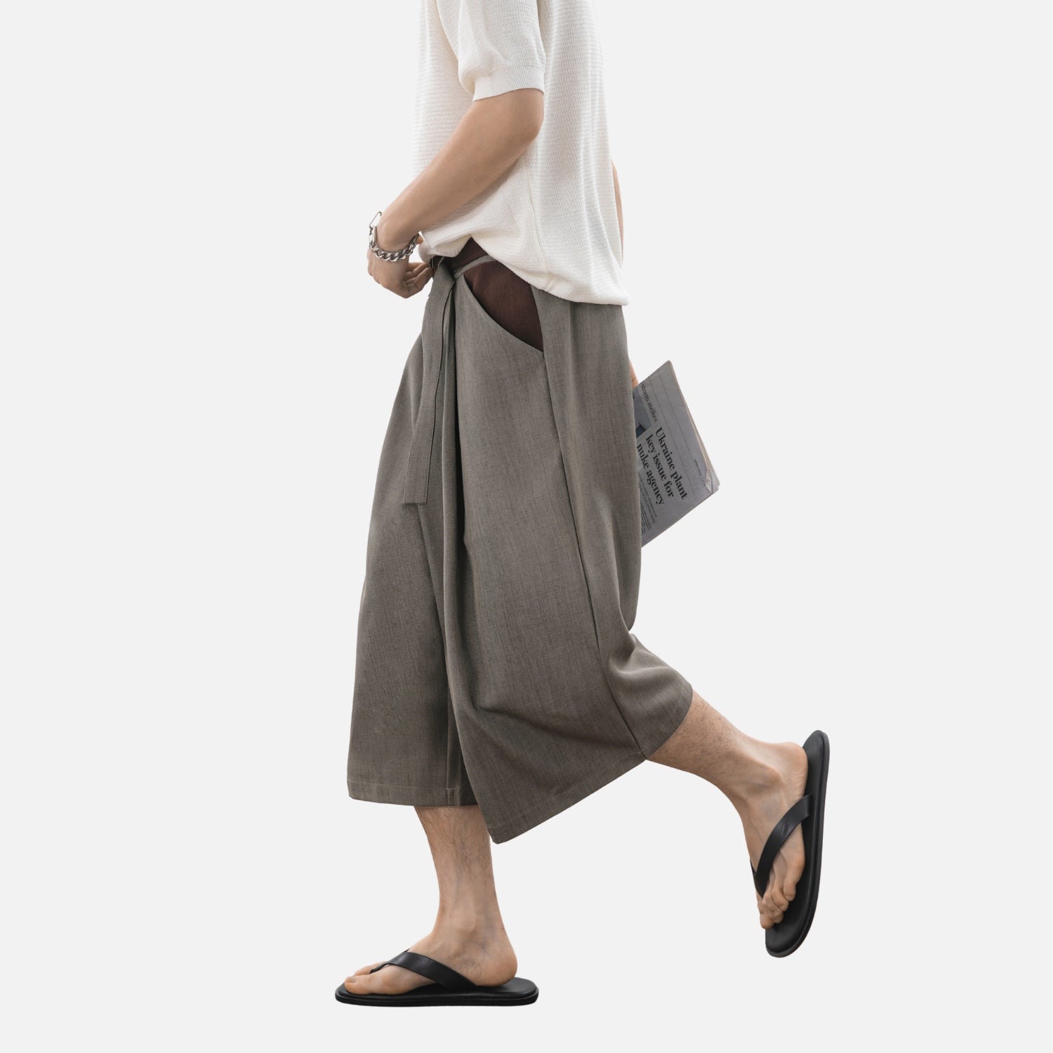 Shorts sur mesure à coupe Clean-Fit