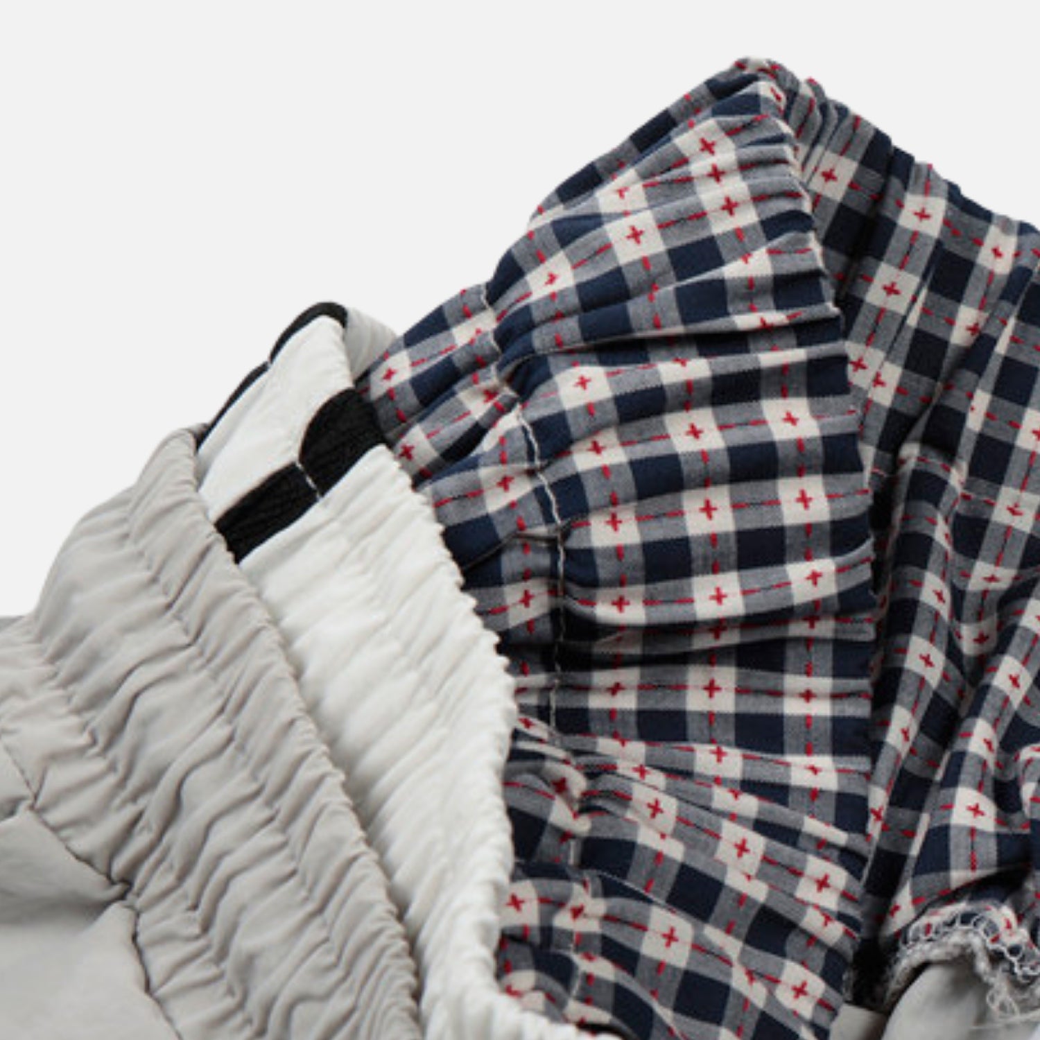 Hosen mit falschem Lagen-Doppelbund