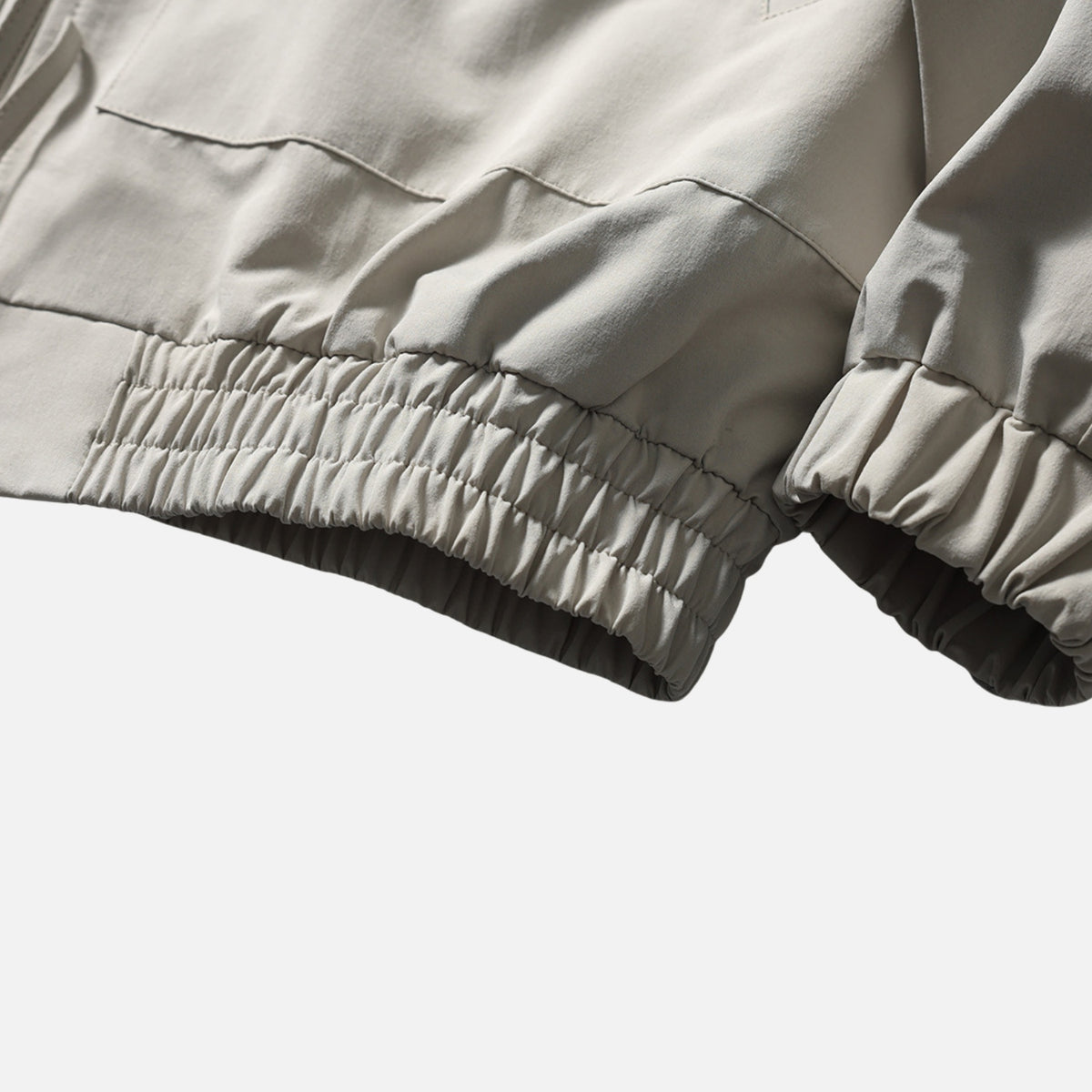 Colorblock Utility Stand Collar Jacket
